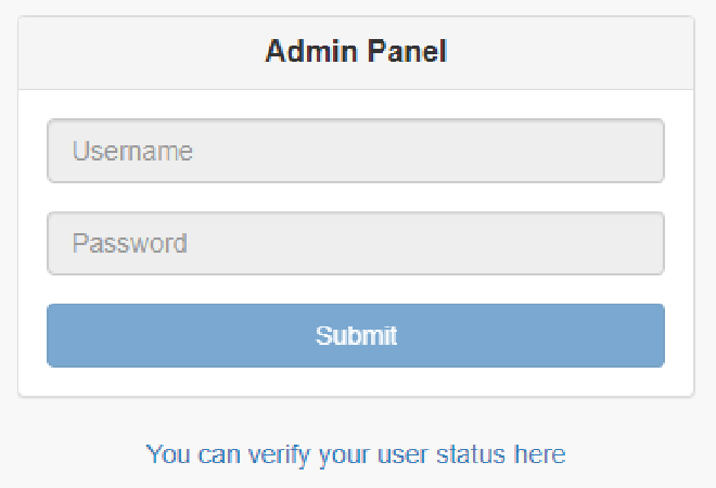 Admin Panel