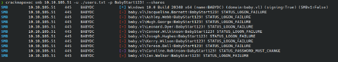 SMB Password Spray